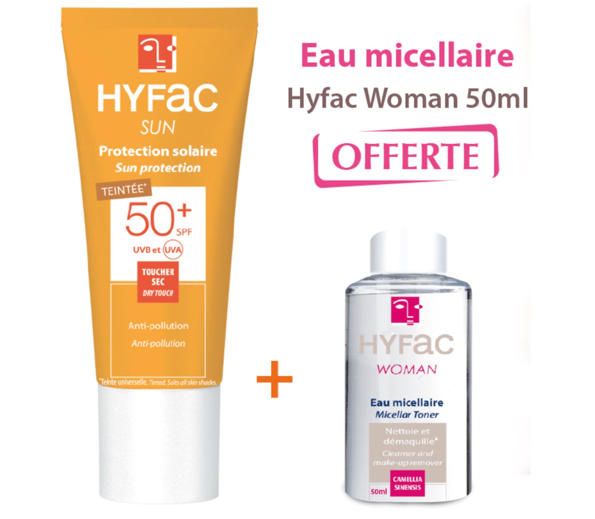 Hyfac Sun Protection Solaire Teintee Spf Ml Eau Micellaire Mi