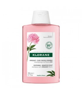 KLORANE APAISANT Shampoing Anti-irritation et Protecteur à la Pivoine BIO 200 ml