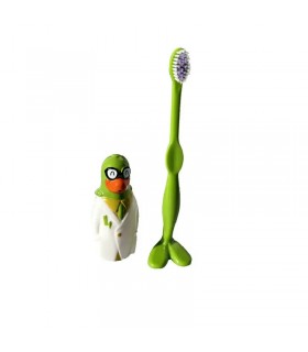 KIDS BRUSH PERROQUET BROSSE A DENTS ENFANT VERT