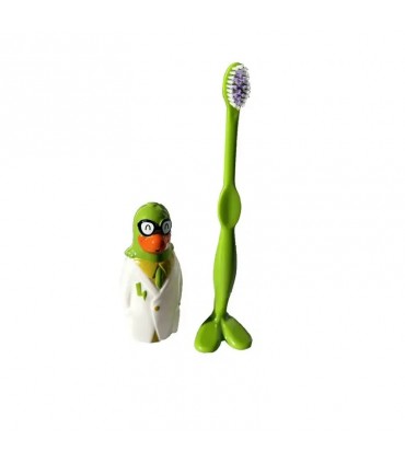 KIDS BRUSH PERROQUET BROSSE A DENTS ENFANT VERT