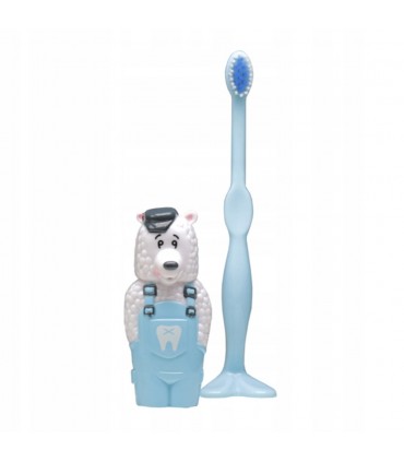 IDS BRUSH OURS BROSSE A DENTS ENFANT BLEU CIEL