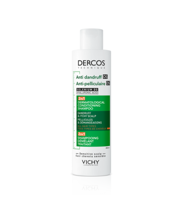 vichy dercos anti-pelliculaire ds 2in1/ shamp.+après shamp.