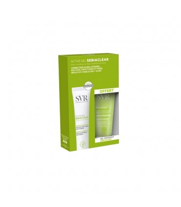 SVR SEBIACLEAR ACTIVE GEL 40 ML + GEL MOUSSANT SEBIACLEAR 55ML OFFERT