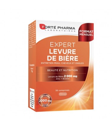 FORTE PHARMA EXPERT CHEUVEUX LEVURE DE BIERE 2000MG B56 COMP