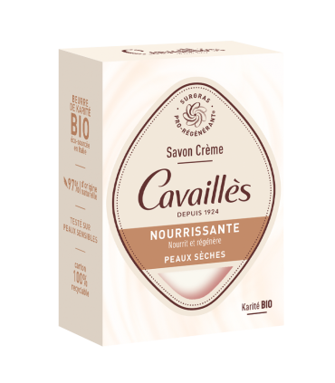 CAVAILLES SAVON CRÈME BEURRE DE KARITÉ ET MAGNOLIA 100G