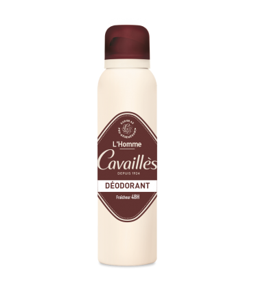 CAVAILLES Déodorant Spray Homme fraîcheur 48h