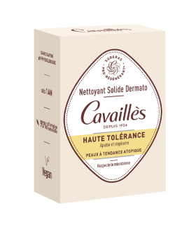 CAVAILLES NETTOYANT SOLIDE DERMATO HAUTE TOLERANCE PEAUX ATOPIQUES 100 G