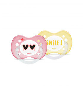 Dodie Duo Sucettes +6 mois anatomiques symétriques