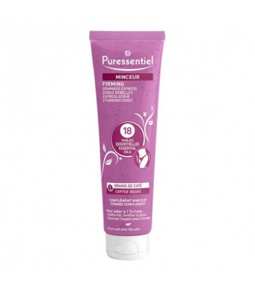 PURESSENTIEL MINCEUR GOMMAGE EXPRESS ZONES REBELLES AUX 18 HUILES ESSENTIELLES 150ML