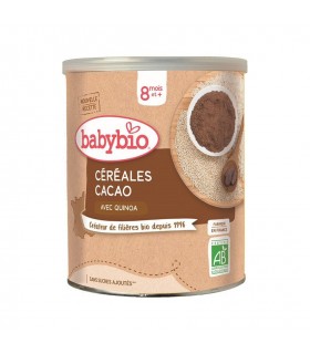 BABYBIO 5 CEREALES CACAO 220G