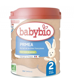 BABYBIO PRIMEA Lait 2EME AGE DES 6 MOIS 800G