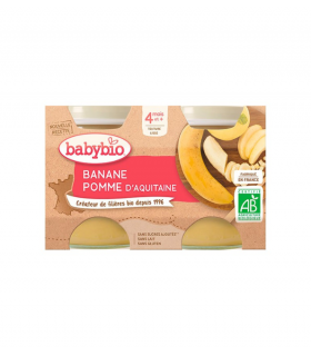 BABYBIO PETIT POT POMME BANANE 2 x 130G