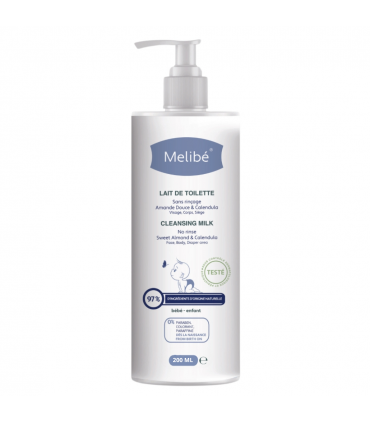 Melibé Bebe Lait de Toilette 200ml