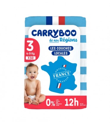 CARRYBOO COUCHES T3 4-9KG 50 UNITES