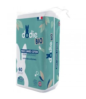 DODIE MAXI CARRES COTON 3EN1 SIEGE VISAGE MAINS 100% COTON B60