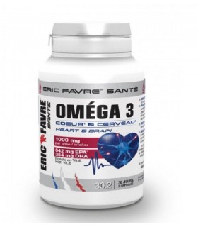 ERIC FAVRE OMEGA 3 CŒUR & CERVEAU 1000 MG 60 CAPSULES