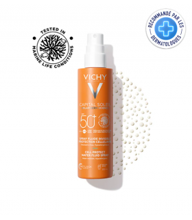 VICHY CAPITAL SOLEIL SPF50+ SPRAY FLUIDE INVISIBLE PROTECTION CELLULAIRE 200M