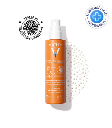 VICHY CAPITAL SOLEIL SPF50+ SPRAY FLUIDE INVISIBLE PROTECTION CELLULAIRE 200M