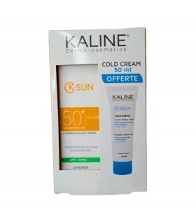 K. Sun Ecran Fluide Peaux Mixtes a Grasses 50ml+k.aqua Cold Creme OFFERTE