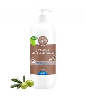 GIFRER LINIMENT OLEO-CALCAIRE HUILE OLIVE EXTRA FL POMPE 900 ML
