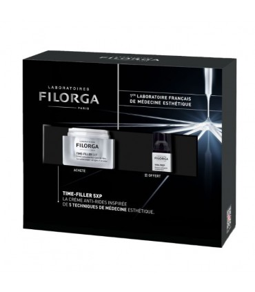 FILORGA COFFRET TIME FILLER 5XP CREME CORRECTION 50 ML + SKIN PREP MOUSSE 30ML OFFERT