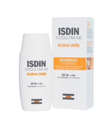 ISDIN FOTOULTRA 100 INVISIBLE ACTIVE UNIFY 50+SPF TRANSPARENT 50ML