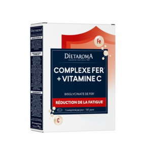 DIETAROMA COMPLEXE FER + VITAMINE C 30 GELULES