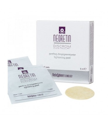 NEORETIN DISCROM CONTROL PEELING ÉCLAIRCISSANT COMPRESSES 6 PIÈCES
