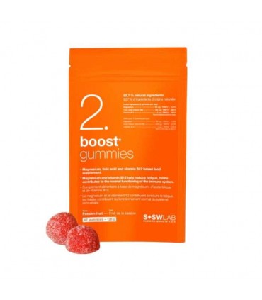 SSWLAB 2 BOOST GUMMIES 126G 42 GUMMIES GOUT FRUIT DE LA PASSION