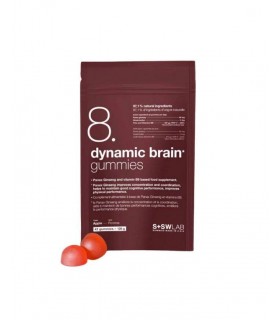 SSWLAB 8 DYNAMIC BRAIN GUMMIES 126G 42 GUMMIES GOUT POMME