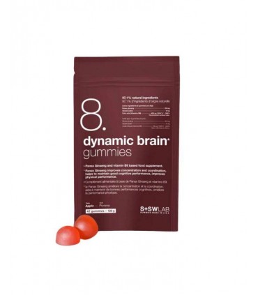 SSWLAB 8 DYNAMIC BRAIN GUMMIES 126G 42 GUMMIES GOUT POMME