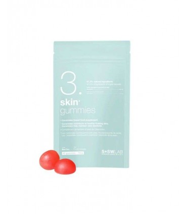 SSWLAB 3 SKIN GUMMIES 105G 42 GUMMIES GOUT FRUIT ROUGES