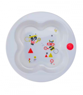 BEBE CONFORT ASSIETTE D'APPRENTISSAGE +12MOIS UNDER THE RAINBOW