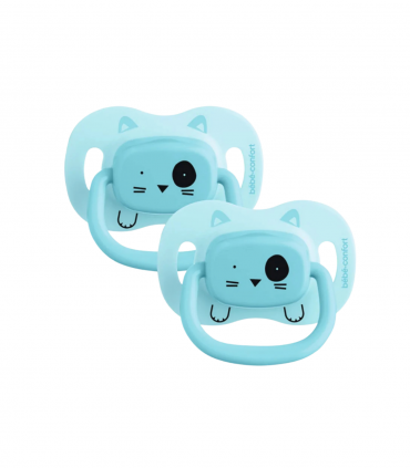 BEBE CONFORT SUCETTES SILICONE ANNIMALS REVERSIBLES 6-18MOIS
