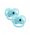 BEBE CONFORT SUCETTES SILICONE ANNIMALS REVERSIBLES 6-18MOIS