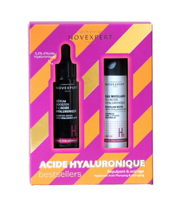 NOVEXPERT Coffret Booster Acide Hyaluronique +Eau Micellaire