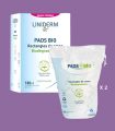 GILBERT PACK PADS BIO 180 RECTANGLES DE COTON 8X10CM