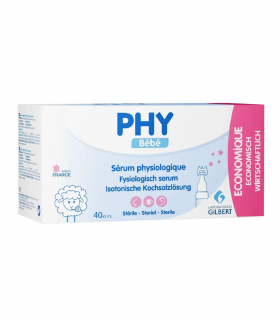 PHY SÉRUM PHYSIOLOGIQUE GILBERT 40*5ML