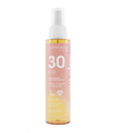 ALPHANOVA DAILY SUN SPF 30 HUILE SOLAIRE SUN GLOW 125 ML