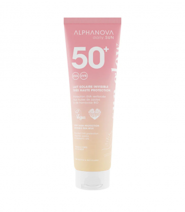 ALPHANOVA DAILY SUN SPF 50+ LAIT SOLAIRE INVISIBLE SUN GLOW 150 ML