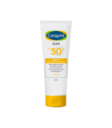 CETAPHIL SUN LIGHT GEL SPF 50+ PEAUX SENSIBLE ET GRASSE 50 ML