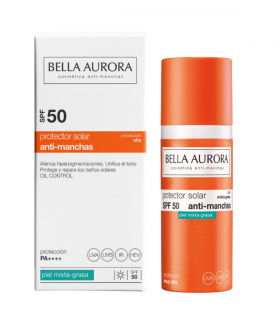 BELLA AURORA ECRAN DEPIGM SPF50 PEAU MIXTE A GRASSE