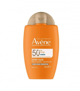 AVENE ULTRA FLUID PERFECTEUR SPF 50 BLUE LIGHT 50 ML PEAU SENSIBLE