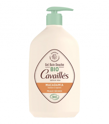 CAVAILLES GEL BAIN ET DOUCHE HUILE MACADAMIA BIO 1L