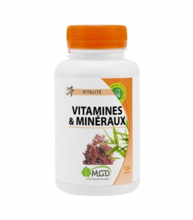 MGD VITAMINES & MINERAUX 120 GÉLULES