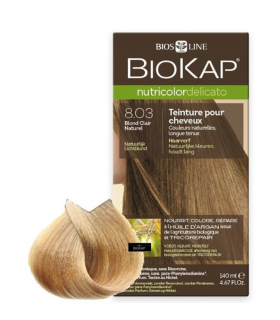 BIOKAP Nutricolor Delicato 8.03 Blond clair naturel