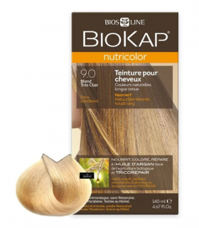 BIOKAP NUTRICOLOR 9.0 TEINTURE POUR CHEVEUX BLOND TRÈS CLAIR