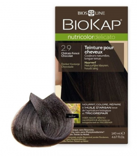 BIOKAP NUTRICOLOR DELICATO 2.9 Châtain Foncé chocolat