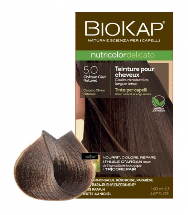BIOKAP Nutricolor Delicato 5.0 Châtain clair naturel