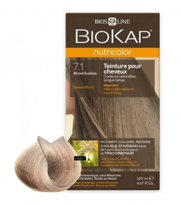 BIOKAP NUTRICOLOR 7.1 Blond Suédois